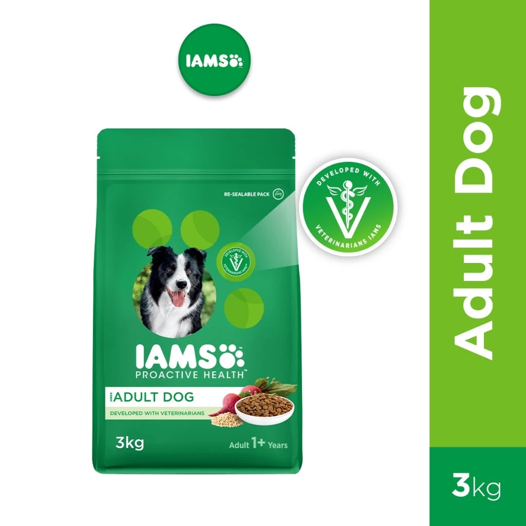 IAMS Proactive Health Premium Dog Dry Food for Adult Dogs 1.5kg/3KG