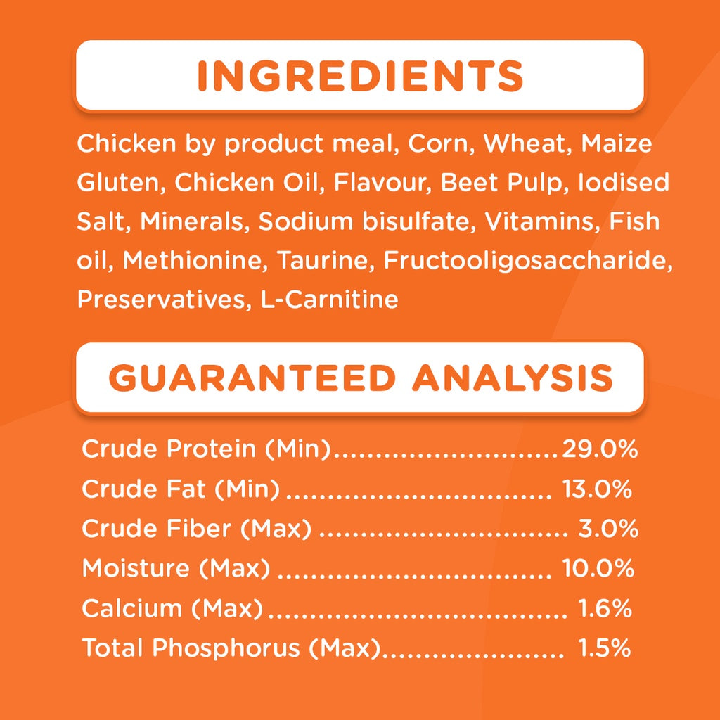 IAMS Premium Cat Dry Food in Chicken Flavor 1kg/3KG