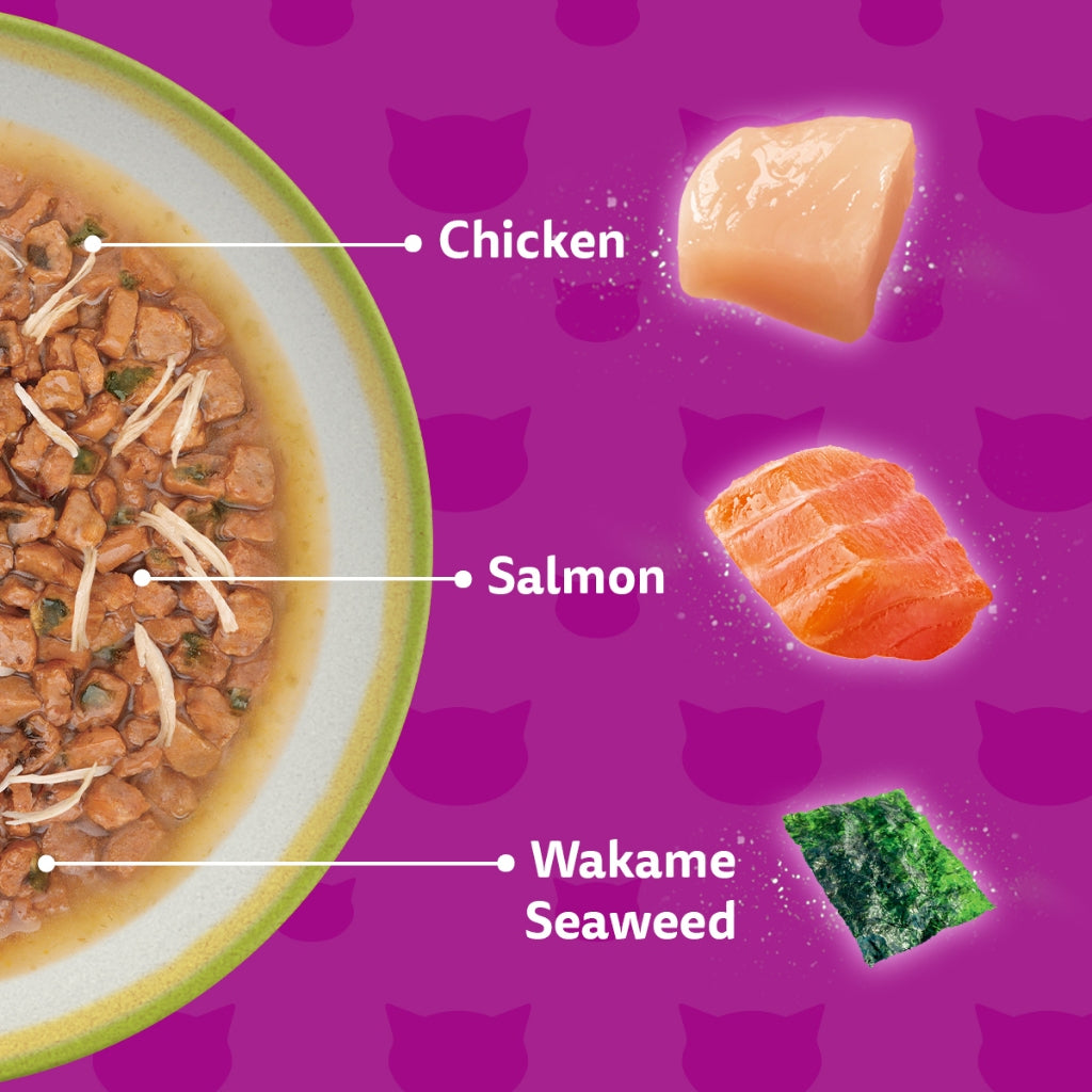 Whiskas Tasty Mix Wet Cat Food in Gravy (14 Pack x 70g)