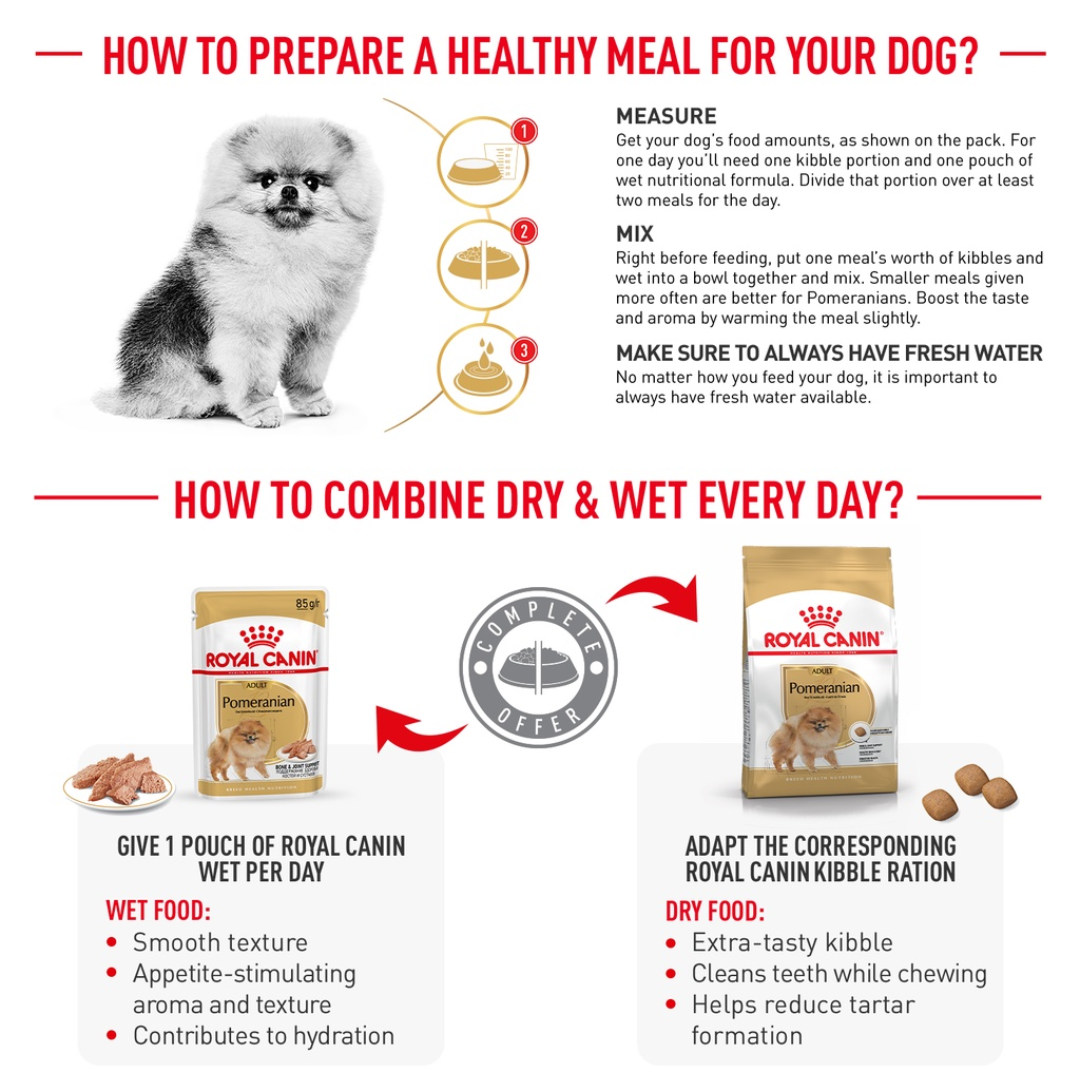 Royal Canin Pomeranian Adult (3kg) Dry Dog Food