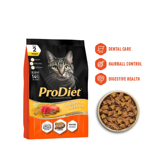 ProDiet Gourmet Seafood Dry Cat Food (1.4kg)