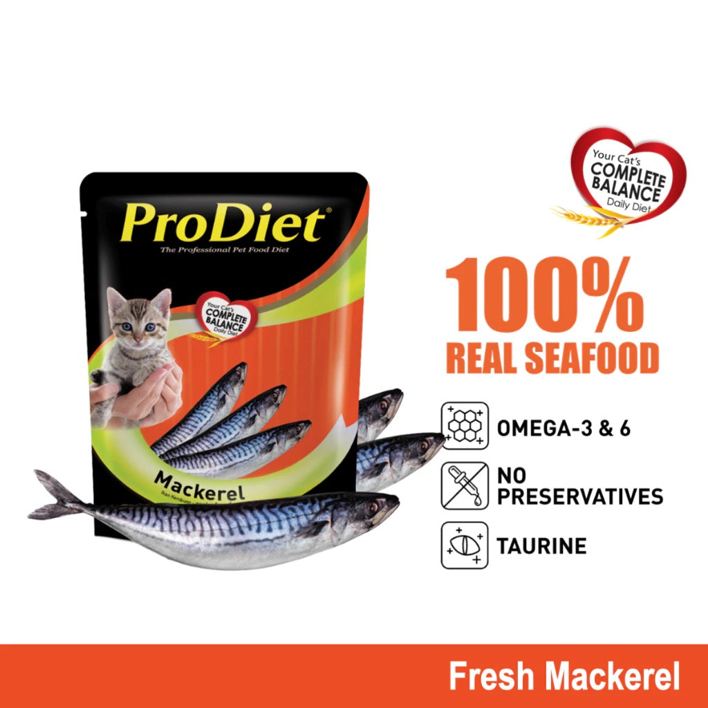 ProDiet Wet Cat Food (85g x 12/24 Packs)