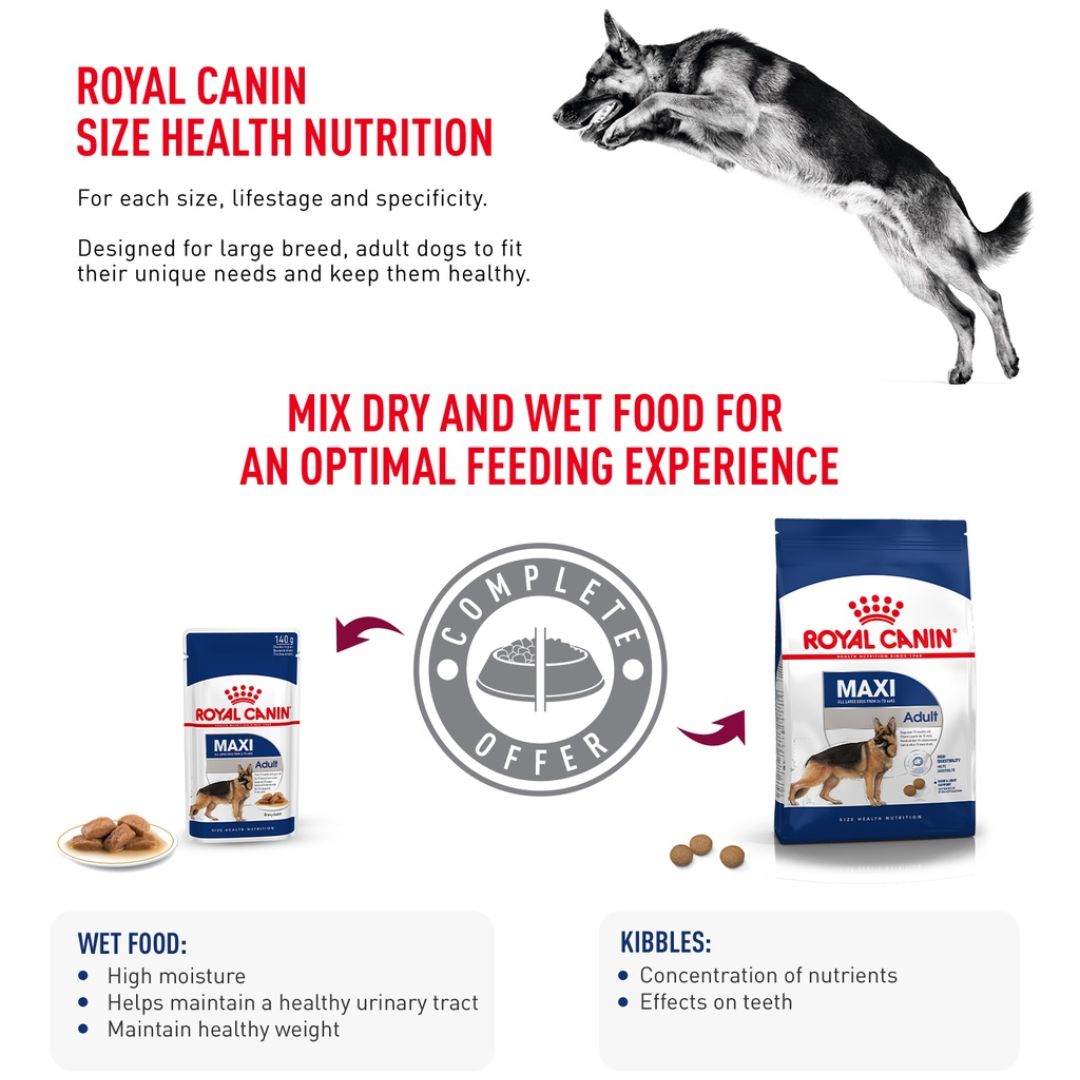 Royal Canin Maxi Adult Dry Dog Food (4kg)