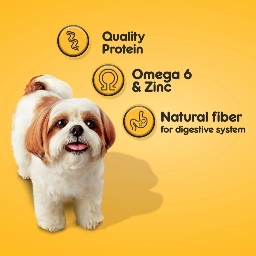 PEDIGREE Dog Dry Food Mini Small Breed in Beef Lamb Vegetable Flavor 2.7kg