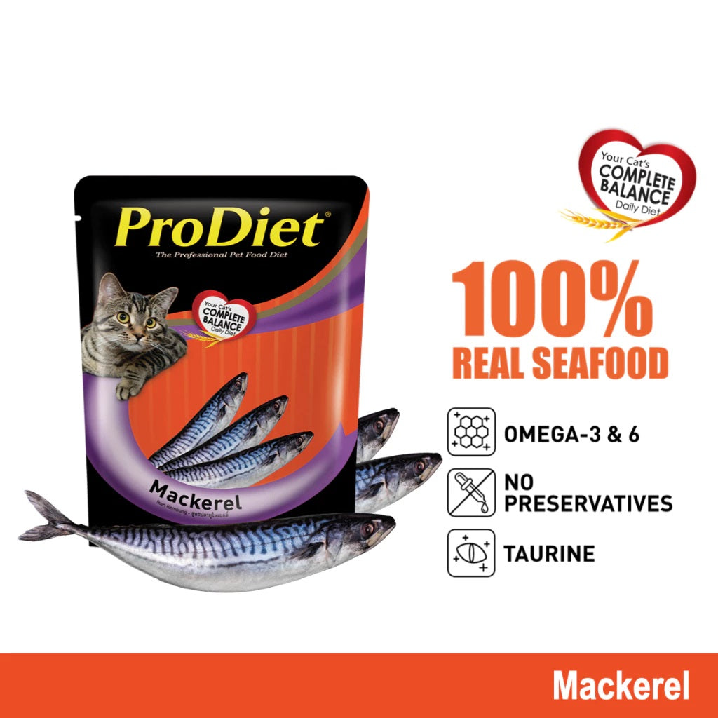 ProDiet Wet Cat Food (85g x 12/24 Packs)