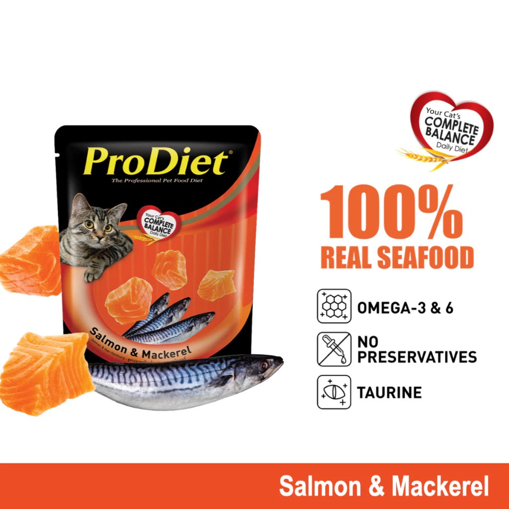 ProDiet Wet Cat Food (85g x 12/24 Packs)