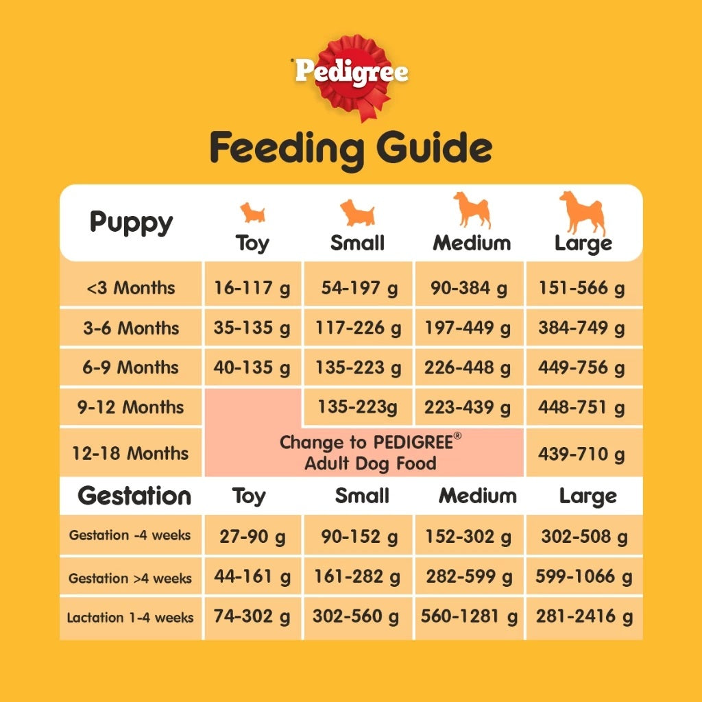 PEDIGREE Dry Puppy Dog Food NutriDefense - Chicken and Egg with Milk Flavor 2.7kg