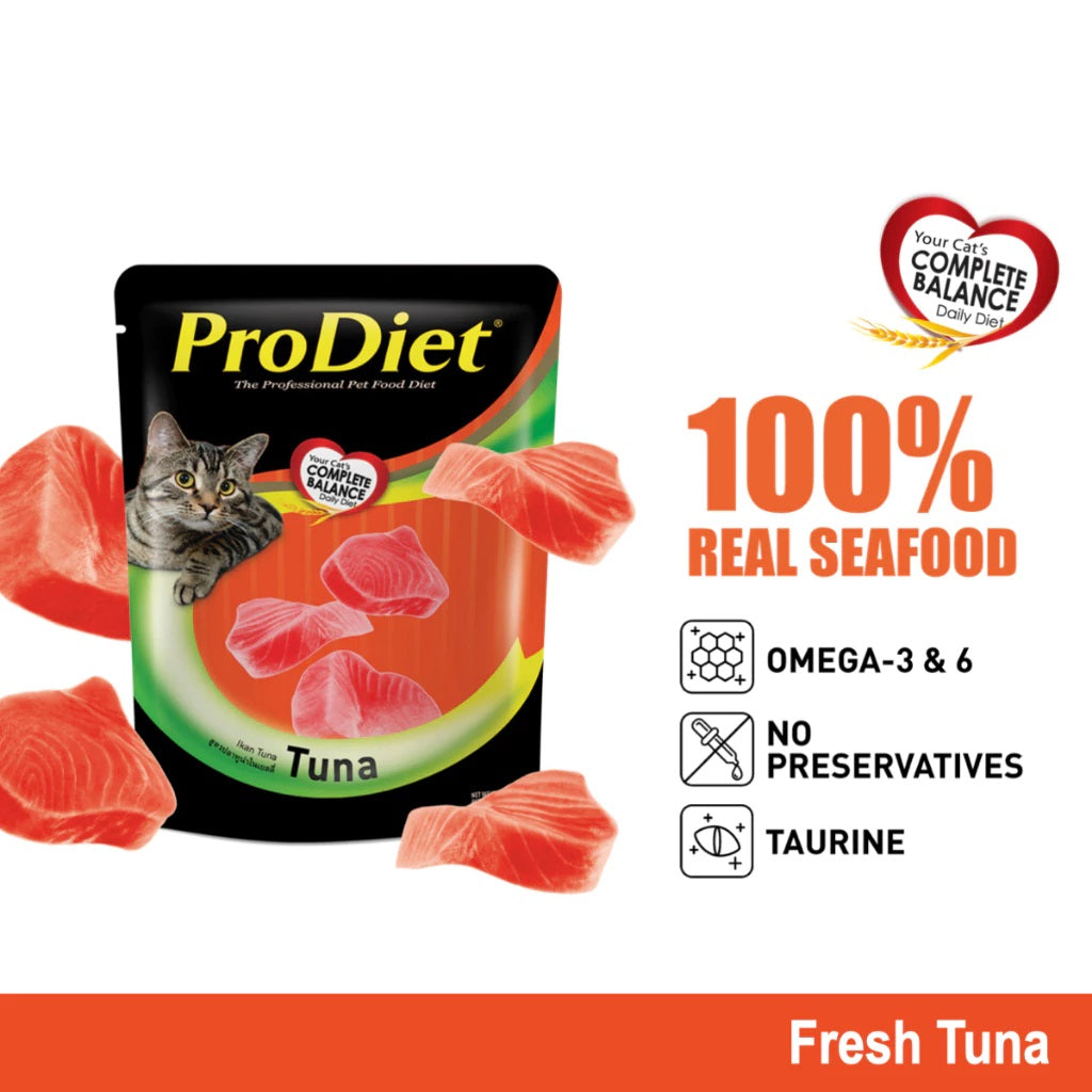 ProDiet Wet Cat Food (85g x 12/24 Packs)