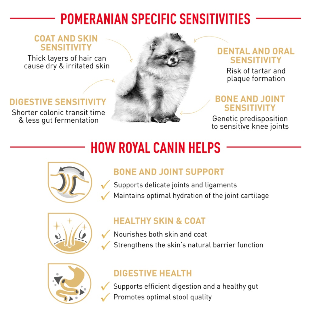 Royal Canin Pomeranian Adult (3kg) Dry Dog Food