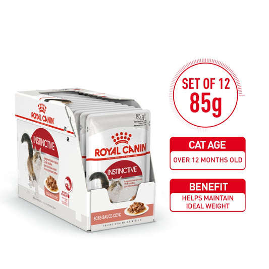 Royal Canin Instinctive Adult (85g x 12 pouches) Wet Cat Food