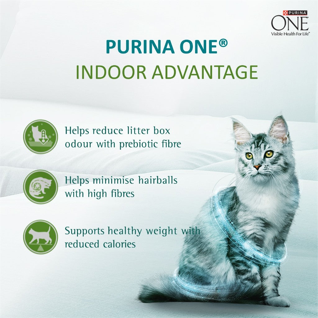 PURINA ONE Adult Dry Cat Food Indoor Advantage 1.2kg