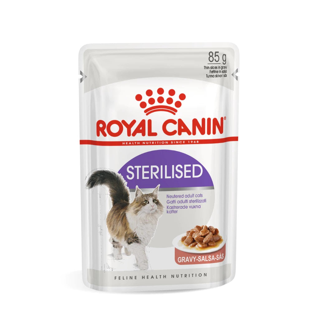 Royal Canin Sterilised Adult (85g x 12 pouches) Wet Cat Food